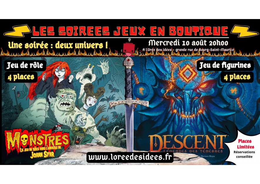 Les soirées jeux en boutique - 10 août 2022